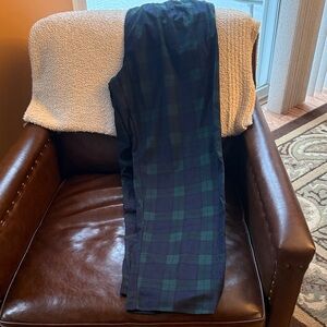 Nautica Men's Plaid PJ Pants - Blue and Green- never worn